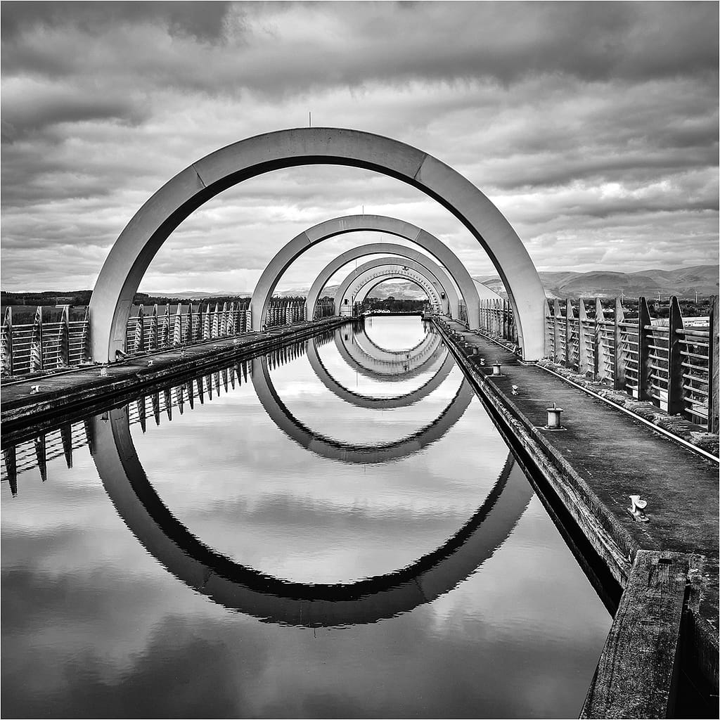 19 FALKIRK WHEEL REFLECTIONS by Richard Burn