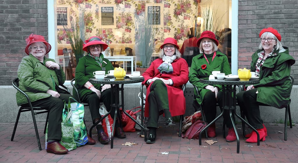 18 THE ELY RED HAT TEA CLUB by John Paul Thompson