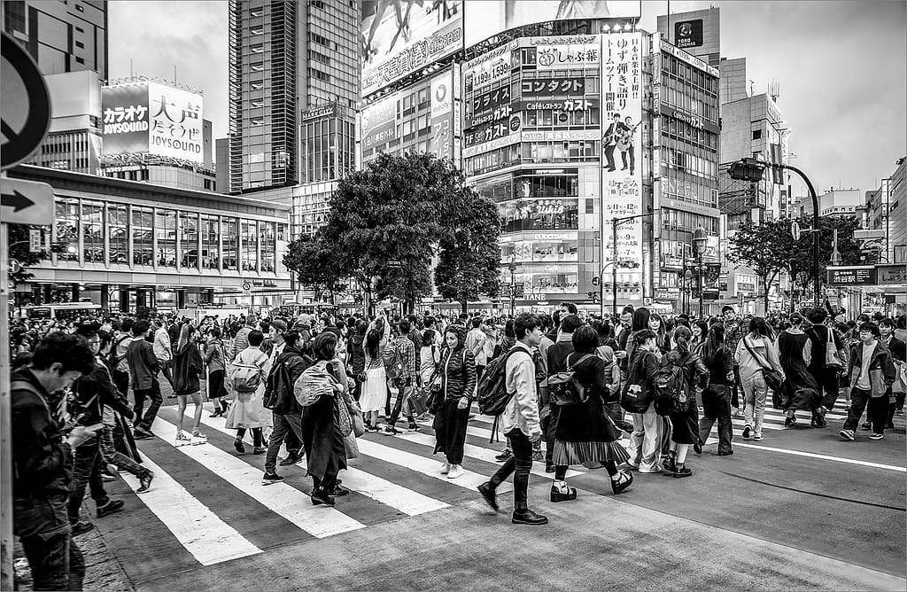19 NOT EVEN RUSH HOUR AT SHIBUYA by Richard Burn