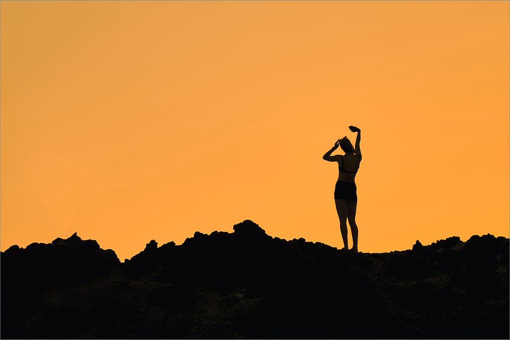 19 SUNSET SELFIE by Richard Burn
