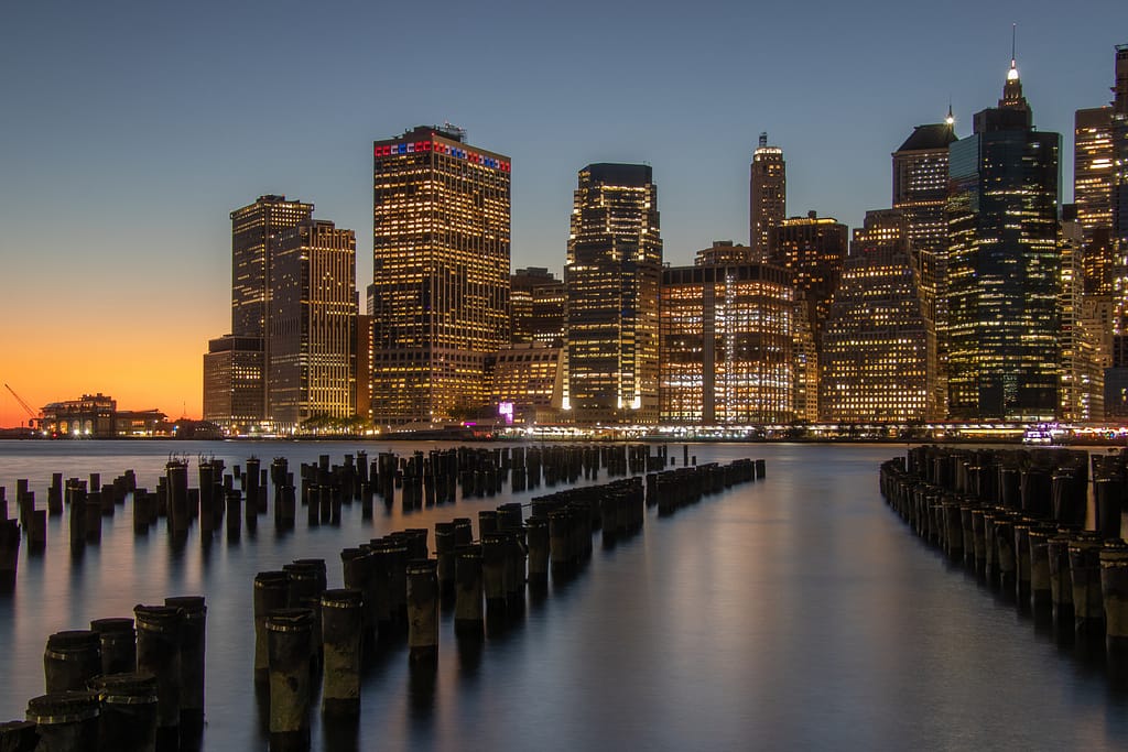 18 MANHATTAN NIGHT SHOT by Jane D Souza