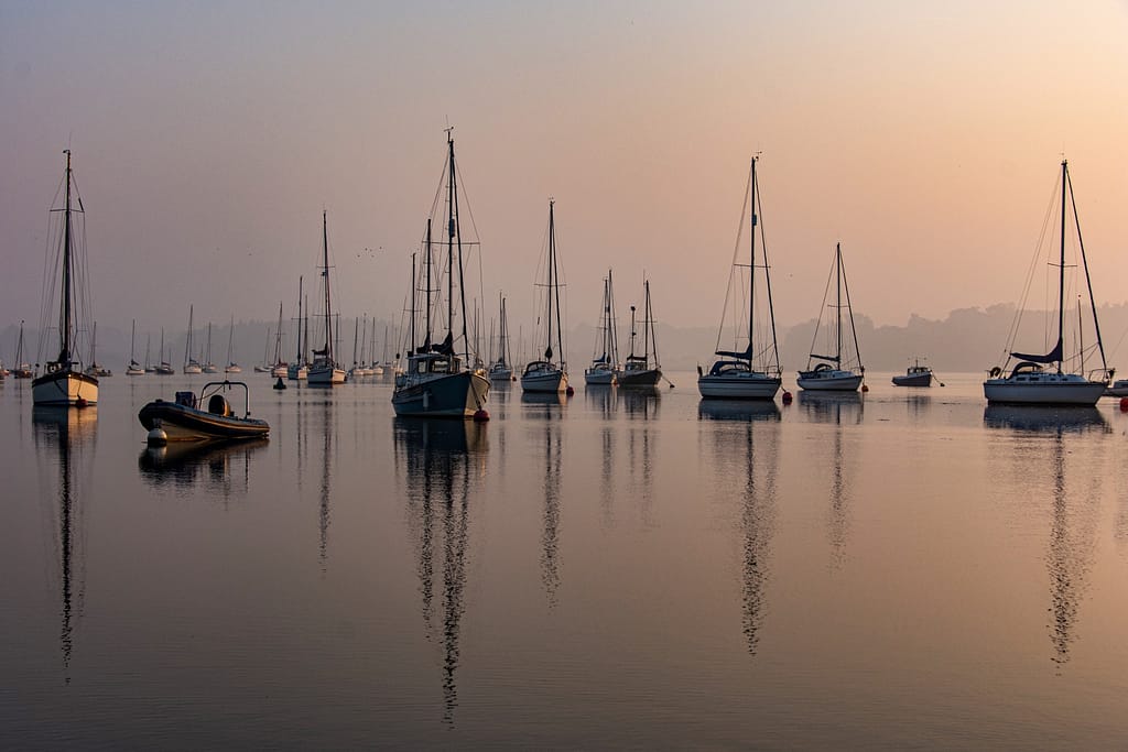 20 SUNRISE ON THE RIVER by Steve Binns