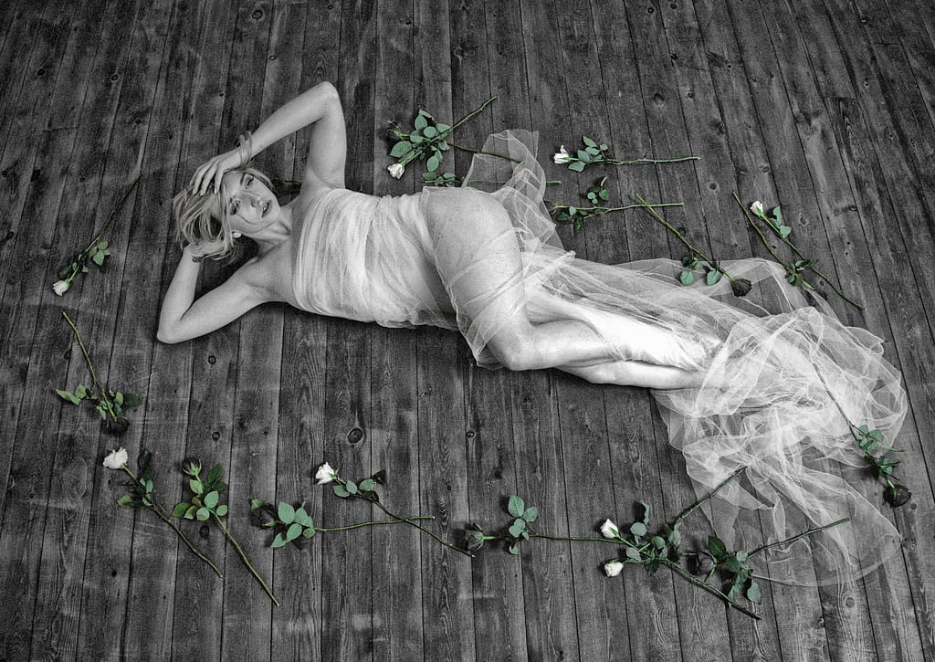 20 SURROUNDED BY ROSES by Ben Peet