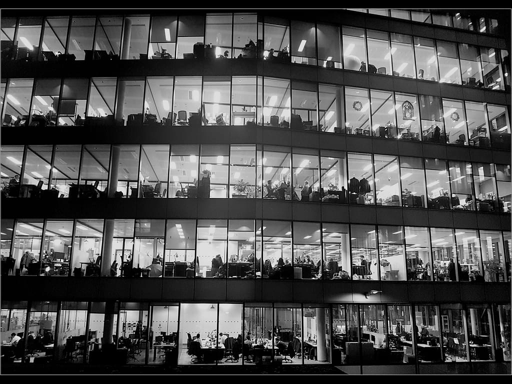 19 WHEN PEOPLE WERE IN OFFICES by Catherine Elliott