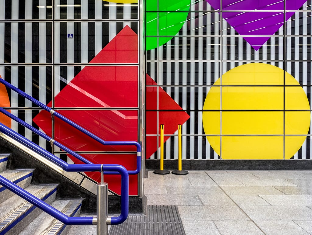 19 COLOURS OF THE UNDERGROUND by Angela Dunn