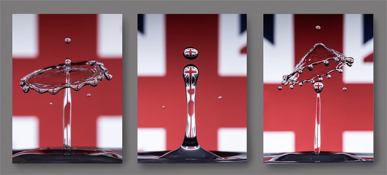 Best PDI and Best Open PDI DRIPPING THE FLAG TRIPTYCH by Roger Green