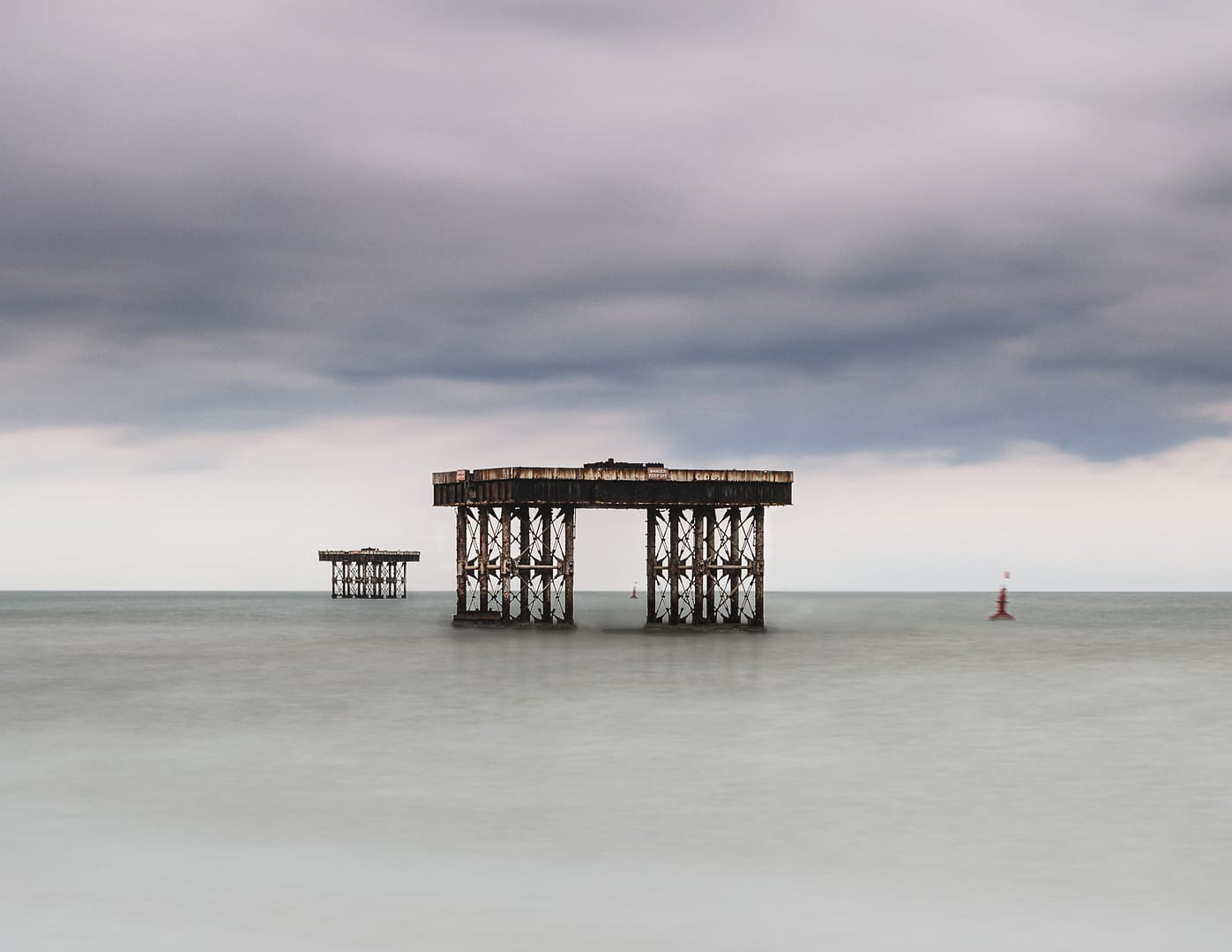 20 SIZEWELL C OLD COOLING TOWERS by Roger Green
