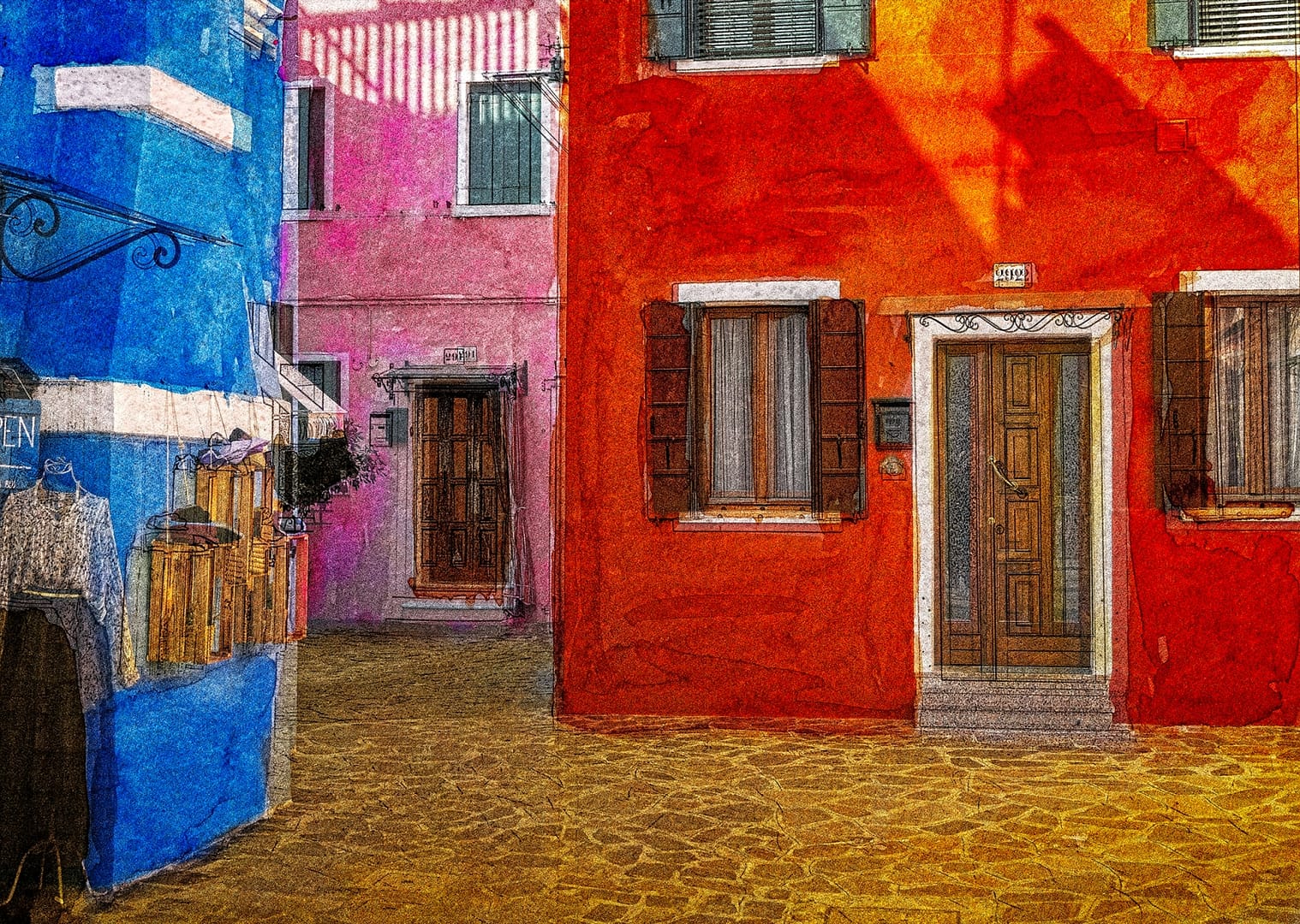 21 BURANO BY MOONLIGHT by Gary Chester