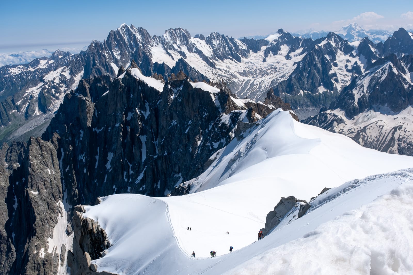 19 AIGUILLE DU MIDI TO MATTERHORN by Claire Stringer