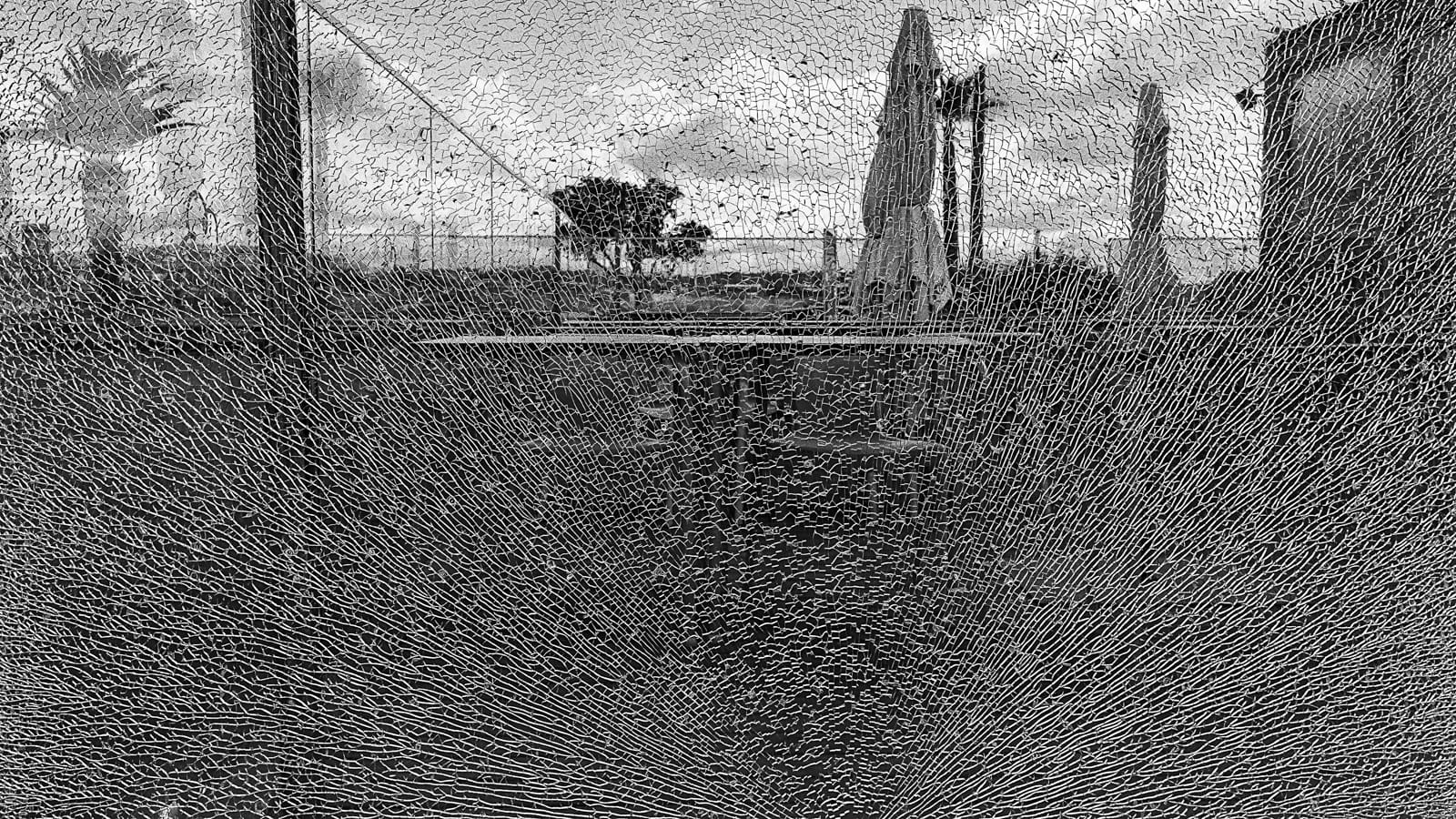 18 A VIEW THROUGH SHATTERED GLASS by David Hallworth