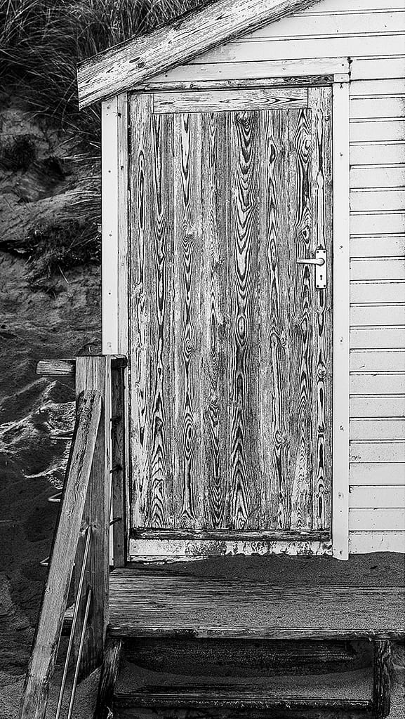 18 BEACH HUT DOOR by David Hallworth