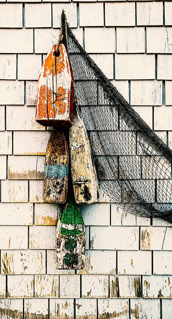 19 LOBSTER BUOYS by David Hallworth