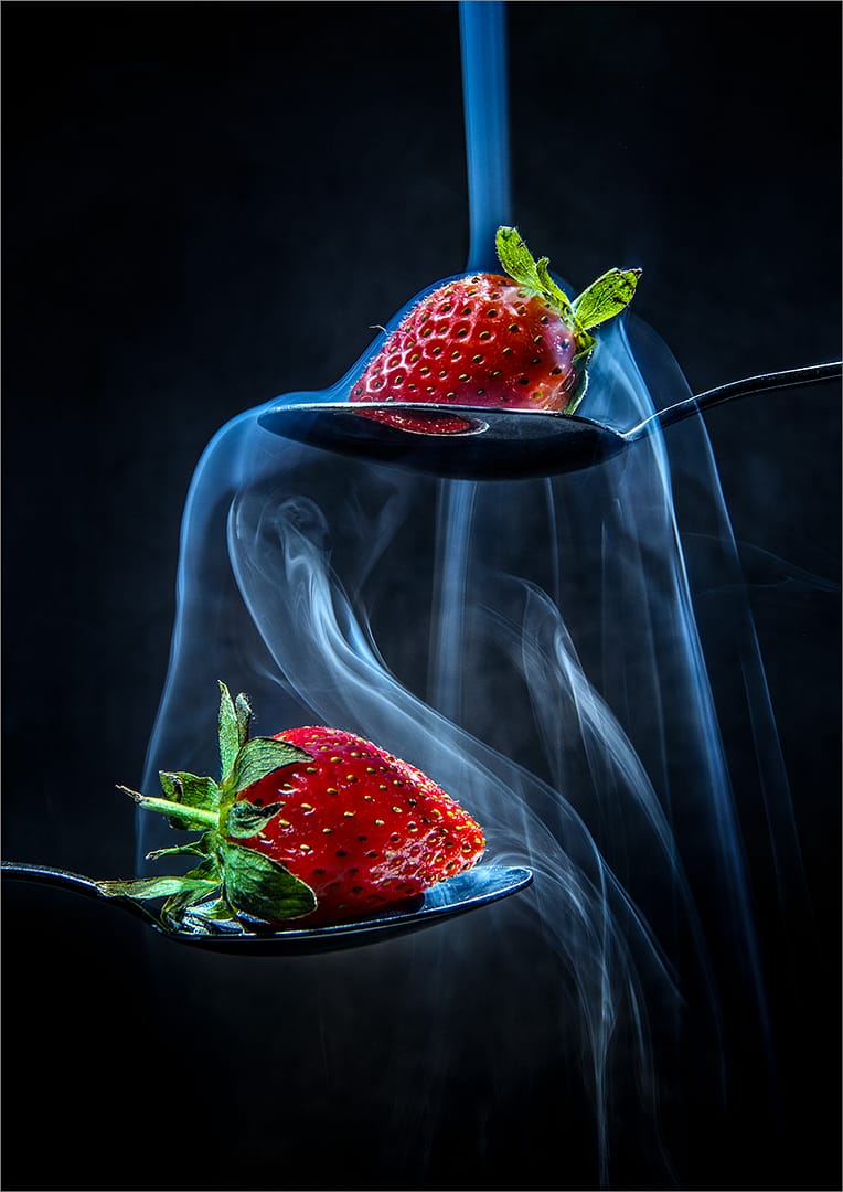 Commended SMOKE AND STRAWBERRIES by Lee Odell