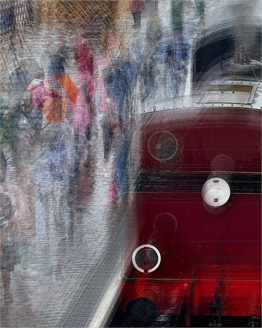 21 DISEMBARK IN THE WET by Paul Wilson